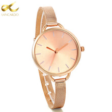Load image into Gallery viewer, Lancardo Luxury Women Watch Ultrathin Rose Gold Quartz Watch Women Dress Watches Ladies Fashion Wristwatch Watches Relojes Mujer
