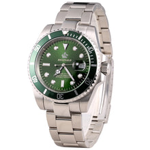 Load image into Gallery viewer, Luxury Reginald Watch Men Rotatable Bezel GMT Sapphire Glass Date Stainless Steel Women Mens Sport Quartz Watches Reloj Hombre