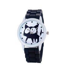 Load image into Gallery viewer, OTOKY Willby Black Cat Watch Silicone Jelly Wrist Watches For Women Girl 161213 Drop Shipping