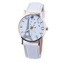 Load image into Gallery viewer, OTOKY Relogio Feminino Willby Watch I LOVE PARIS Eiffel Tower Watch PU Leather Quartz Wrist Watches Drop shipping Dec16