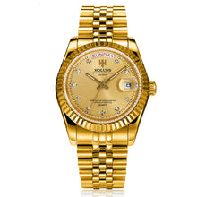 Load image into Gallery viewer, Holuns man watches 2018 brand luxury men gold quartz diamond waterproof gift dress watch relogio feminino fashion casual