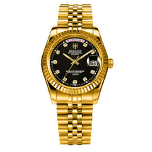 Load image into Gallery viewer, Holuns man watches 2018 brand luxury men gold quartz diamond waterproof gift dress watch relogio feminino fashion casual