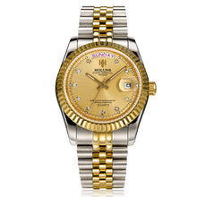 Load image into Gallery viewer, Holuns man watches 2018 brand luxury men gold quartz diamond waterproof gift dress watch relogio feminino fashion casual