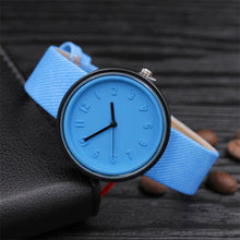 Load image into Gallery viewer, Perfect Gift Unisex Simple Fashion Number Watches Quartz Canvas Belt Wrist Watch Levert Dropship Dec22