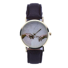 Load image into Gallery viewer, OTOKY Willby Art Pattern Women Lady PU Leather Quartz Wrist Watches 161213 Drop Shipping