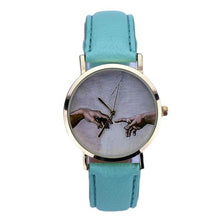 Load image into Gallery viewer, OTOKY Willby Art Pattern Women Lady PU Leather Quartz Wrist Watches 161213 Drop Shipping