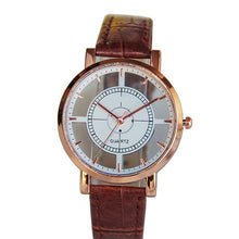 Load image into Gallery viewer, Quartz Wristwatches Reloj Simple Leather Buckle Hours Watch Luxury Business Casual Watch Men 18MAR7