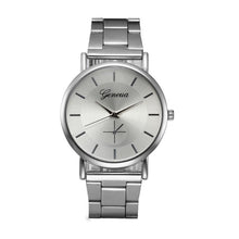 Load image into Gallery viewer, Women Watches Top Brand Military Wristwatches Stainless Steel Fashion Silver Luxury Clock Woman Quartz Watch 18MAY17