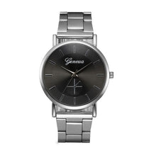 Load image into Gallery viewer, Women Watches Top Brand Military Wristwatches Stainless Steel Fashion Silver Luxury Clock Woman Quartz Watch 18MAY17