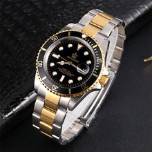 Load image into Gallery viewer, Luxury Reginald Watch Men Rotatable Bezel GMT Sapphire Glass Date Stainless Steel Women Mens Sport Quartz Watches Reloj Hombre