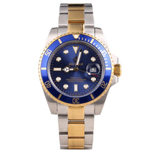 Load image into Gallery viewer, REGINALD Watch Men GMT Rotatable Bezel Sapphire Glass Stainless steel Quartz Watches relogio masculino