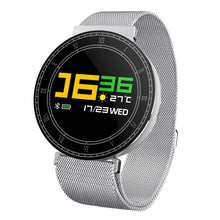 Load image into Gallery viewer, Free Shipping Stainless Steel Touch Screen Smart Watch Sports Fitness Heart Rate Tracker Blood Pressure Smartwatch 80514