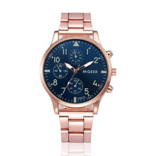 Load image into Gallery viewer, Watch Men Top Brand Crystal Stainless Steel Casual Clock Watches Fashion 2017 Silver Quartz Watches Reloj Hombre 18APR03