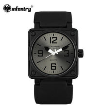 Load image into Gallery viewer, INFANTRY Military Watch Men Square Minimalist Wristwatch Mens Watches Top Brand Luxury Army Sport Silicone Relogio Masculino