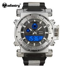 Load image into Gallery viewer, INFANTRY Mens Watches Top Brand Luxury Analog Digital Watch Men Army Military Watch for Men Big Tactical Sport Relogio Masculino