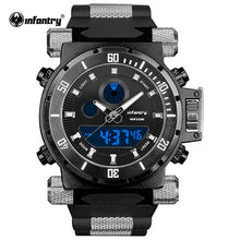 Load image into Gallery viewer, INFANTRY Mens Watches Top Brand Luxury Analog Digital Watch Men Army Military Watch for Men Big Tactical Sport Relogio Masculino