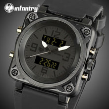 Load image into Gallery viewer, INFANTRY Mens Watches Top Brand Luxury Military Watch Men Aviator Analog Digital Watches for Men Army Square Relogio Masculino