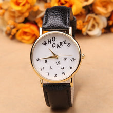 Load image into Gallery viewer, GEMIXI Fashion Dignity Fashion Women Letter Casual PU Leather Watch Analog Quartz Wrist Watches reloj hombre kol saati