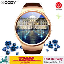 Load image into Gallery viewer, XGODY KW18 Smart Watch Connected Wristwatch For Samsung Xiaomi Android Support Heart Rate Monitor Call Messager Smartwach phone