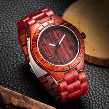 Load image into Gallery viewer, Wooden Watch Men Wood Watches Fashion Casual Wooden Luxury Watch Relogio Feminino Relojes Christmas Gifts Men's Watch