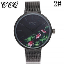 Load image into Gallery viewer, CCQ Casual Quartz Stainless Steel Band Marble Strap Watch Analog Wrist Watch lady watches 2017 women watch women luxury