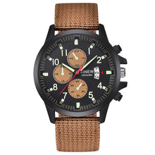 Load image into Gallery viewer, XINEW Men's Military Steel Military Date Quartz Analog Army Casual Dress Wrist Watches Dropshipping 0807