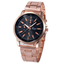Load image into Gallery viewer, Quartz Wristwatch Reloj Mujer Luxury Fashion Hour Watch Rose Gold Stainless Steel Sport Clock Women Watches 18APR26