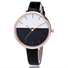Load image into Gallery viewer, Quartz Watch Women Fashion Casual Round Case Glass Wristwatches Leather Band 2018 Casual Montre femme Watch 18FEB3