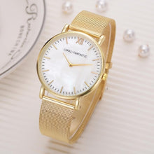 Load image into Gallery viewer, Lvpai Quartz Wristwatches Woman's Watch Stainless Steel Belt Watch Montre Femme Fashion 2018 Silver Mesh Watches Women J20