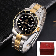 Load image into Gallery viewer, Luxury Reginald Watch Men Rotatable Bezel GMT Sapphire Glass Date Stainless Steel Women Mens Sport Quartz Watches Reloj Hombre