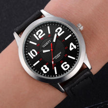 Load image into Gallery viewer, Male Fashion Pattern Quartz Watch Leather Strap Belt Watches men's wrist watches luxury design quartz watch men Hours