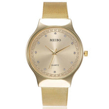 Load image into Gallery viewer, MEIBO Watch Top Brand Luxury Stainless Steel Watches Women Quartz Fashion Casual Women Watches relojes para mujer 18JUL12