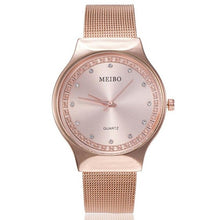 Load image into Gallery viewer, MEIBO Watch Top Brand Luxury Stainless Steel Watches Women Quartz Fashion Casual Women Watches relojes para mujer 18JUL12