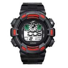 Load image into Gallery viewer, Mens LED Digital Date Alarm Waterproof Rubber Sports Army Watch Wristwatch Relogio Masculino Erkek Kol Saati Watch Men