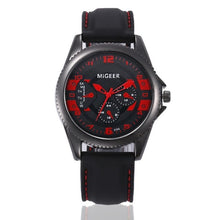 Load image into Gallery viewer, Men Fashion Silicone strap Sport Cool Quartz Hours Wrist Analog Watch men's watches analog quartz male watches luxury Silicone