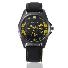 Load image into Gallery viewer, Men Fashion Silicone strap Sport Cool Quartz Hours Wrist Analog Watch men's watches analog quartz male watches luxury Silicone