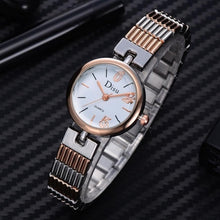 Load image into Gallery viewer, Rose Gold Plated Women's Elegant Rhinestone Bracelet Quartz Watch Fashion Ladies Dress Watches women's watches analogic Top