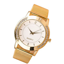 Load image into Gallery viewer, Fashion Women Watches Crystal Stainless Steel Quartz Wrist Watch Bracelet Digital Relogio Feminino Saat Montre Femme Gift 2019