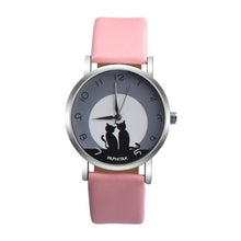 Load image into Gallery viewer, OTOKY Women Watches Cute Cat Faux Leather Strap Relojes mujeres Analog Quartz Watch relogios Wristwatches Dropshipping Feb09