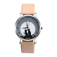 Load image into Gallery viewer, OTOKY Women Watches Cute Cat Faux Leather Strap Relojes mujeres Analog Quartz Watch relogios Wristwatches Dropshipping Feb09