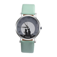Load image into Gallery viewer, OTOKY Women Watches Cute Cat Faux Leather Strap Relojes mujeres Analog Quartz Watch relogios Wristwatches Dropshipping Feb09