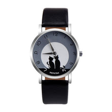 Load image into Gallery viewer, OTOKY Women Watches Cute Cat Faux Leather Strap Relojes mujeres Analog Quartz Watch relogios Wristwatches Dropshipping Feb09