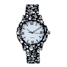 Load image into Gallery viewer, OTOKY Dressflow Women Girl's Fashion Simulated-Ceramics Skull/Flower Printed/UK Style Quartz Watch 161217 Drop Shipping