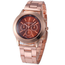 Load image into Gallery viewer, Hot sale Luxury Quartz Bracelet Watch Womens Stainless Steel Strap Dress Wristwatch Casual Unisex Watches