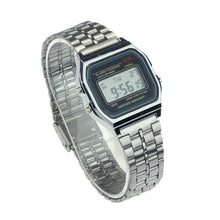 Load image into Gallery viewer, OTOKY Fashion 2018 Vintage Womens Men Stainless Steel Digital Alarm Stopwatch Wrist Watch Crystal Stainless women watches luxury