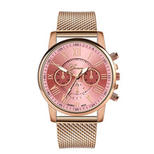 Load image into Gallery viewer, 2018 New Fashion Faux Chronograph Plated Classic Geneva Quartz Ladies Watch Women Crystals Wristwatches Relogio Feminino Gift