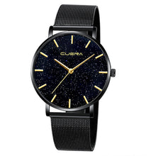 Load image into Gallery viewer, Susenstone Ladies Watch Starry Sky Diamond Dial Women Bracelet Watches Magnetic Stainless wrist watches for women Silicone