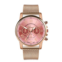 Load image into Gallery viewer, 2019 Luxury Brand lady Crystal Watch Women Dress Watch Fashion Rose Gold Quartz Watches Female Stainless Steel Wristwatches