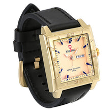 Load image into Gallery viewer, LANCARDO Men Watches 2018 Top Selling Fashion Male Clock Gold Square Quartz Watch Men Business Wristwatch Saat Erkekler Relogio
