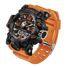 Load image into Gallery viewer, SANDA 742 Sports Men's Watches G style Waterproof LED Quartz Sport Military Watch S Shock Male Clock relogios masculino 2019